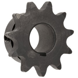 Martin Roller Chain Sprocket, Bored-to-Size, Type B Hub, Single Strand, 40 Chain Size, 0.5" Pitch, 60 Teeth, 1.188" Bore Dia., 9.84" OD, 3.5" Hub Dia., 0.284" Width