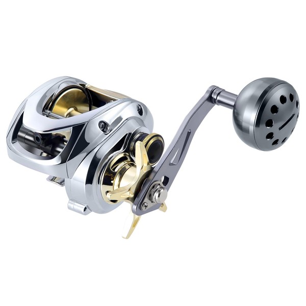 HAUT TON Scorpion King Saltwater Baitcaster Reels,400 Series,Magnesium  Alloy Frame Baitcasting Fishing Reel,10+1BB,7.2:1,35Lbs Drag Power,Big Game  Fishing.Left - ibspot.com
