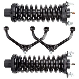 cciyu Complete Suspension Kit Fits 2002 2003 2004 2005 2006 2007 for Jeep Liberty Includes Front Strut Spring Assembly Control Arm and Ball Joint Assembly