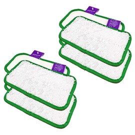 Hildbrandt Clean Co. 8 Steam Pocket Mop Pads Compatible Replacement Pad for Shark Sonic Duo XTCRU500 KD450W KD400W KD450W SP1000, ZZ500, ZZ510