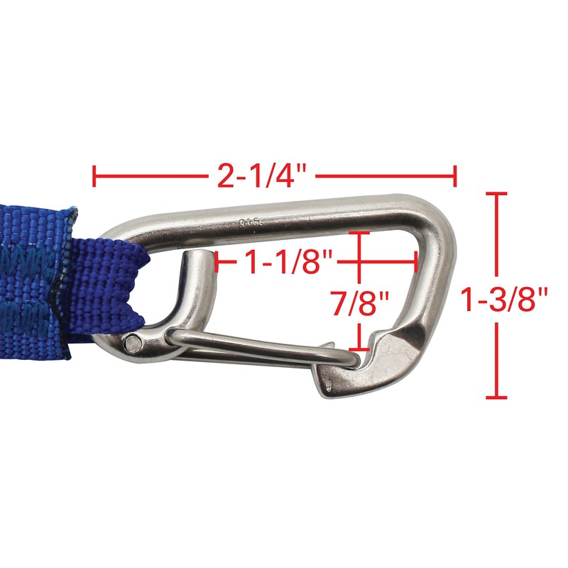 Extreme Max 3006.2795 BoatTector High-Strength Line Snubber & Storage Bungee,