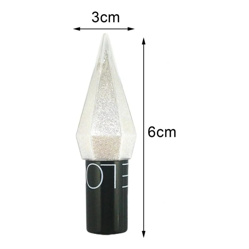 Delineador Liquido Ojos Lookave Glitter Diamante Indeleble Mermaid 04 Mate