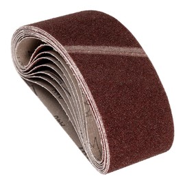 Kozelo 8 Pcs Sanding Belts 4 x 24 Inch 40 Grit Aluminum Oxide Abrasive Sandpaper for Belt Sander Metal Grinding Wood Working Weld Rust Removal