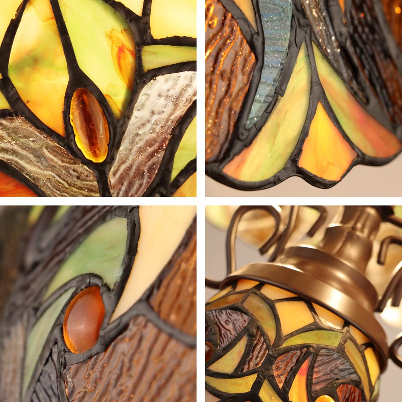 Radiance Goods Victorian-Style Antique Dark Bronze 3 Light Double Lit