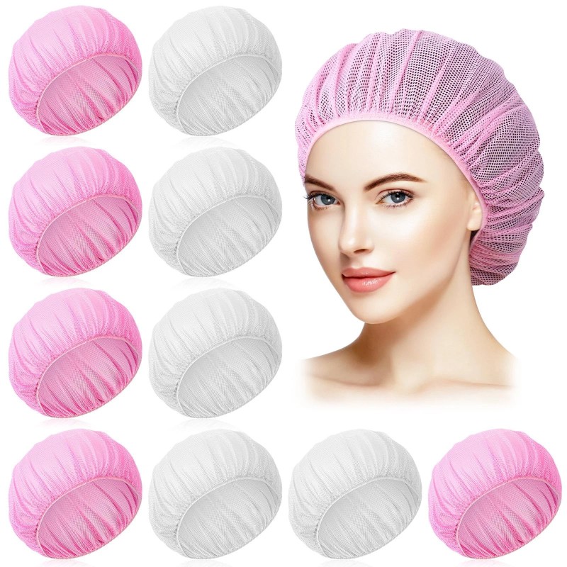 XLSXEXCL 10 Pcs Mesh Hair Net for Sleep Bonnets Cap