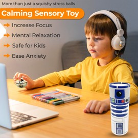 Squishy Balls Set - Pop Fidget Toy, Stress Relief Fidget, Stress Ball Use for Play/ Decor/ Help Relieve Stress/ Improve Concentration and Focus for Adult