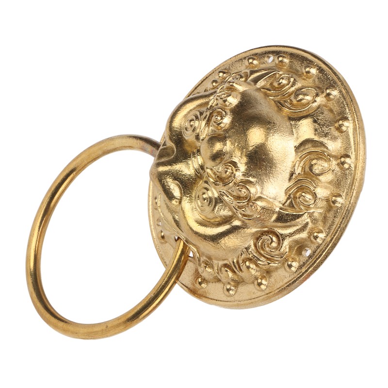 Door Knocker Chinese Style Animal Head Style Modelled Antique Brass