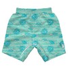green sprouts Boys' Without Built-in Diaper, Seafoam Hawksbill Turtle, 18mo