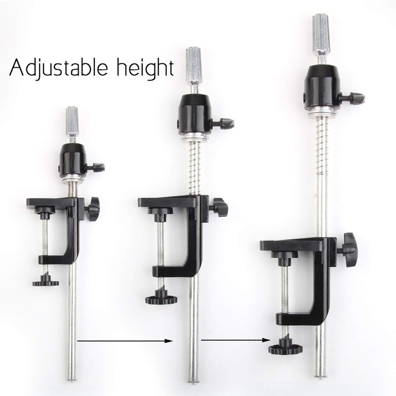 AliLeader Mannequin Head Clamp Stand Mannequin Head Table Clamp C