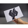 Car Emblem Vinyl Wrap Kit Front & Rear Badge Sticker