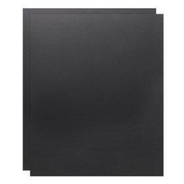 sourcing map 2 Pack ABS Plastic Sheet, 0.02" Thick 4"x6" Flexible Hard Plastic Sheet, Heat Moldable Panel for DIY Crafts Home Decoration, Black