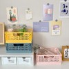 4 Pieces Foldable Storage Baskets, Small Collapsible Storage Crates Multifunctional