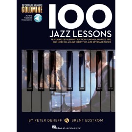 100 Jazz Lessons Keyboard Piano Goldmine Series Book and Online Audio 000122261