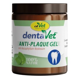dentaVet AntiPlaque Gel 35 g | Natürliches Zahngel für Hunde und Katzen zur effektiven Reinigung und zum Schutz vor Zahnbelag & Zahnstein