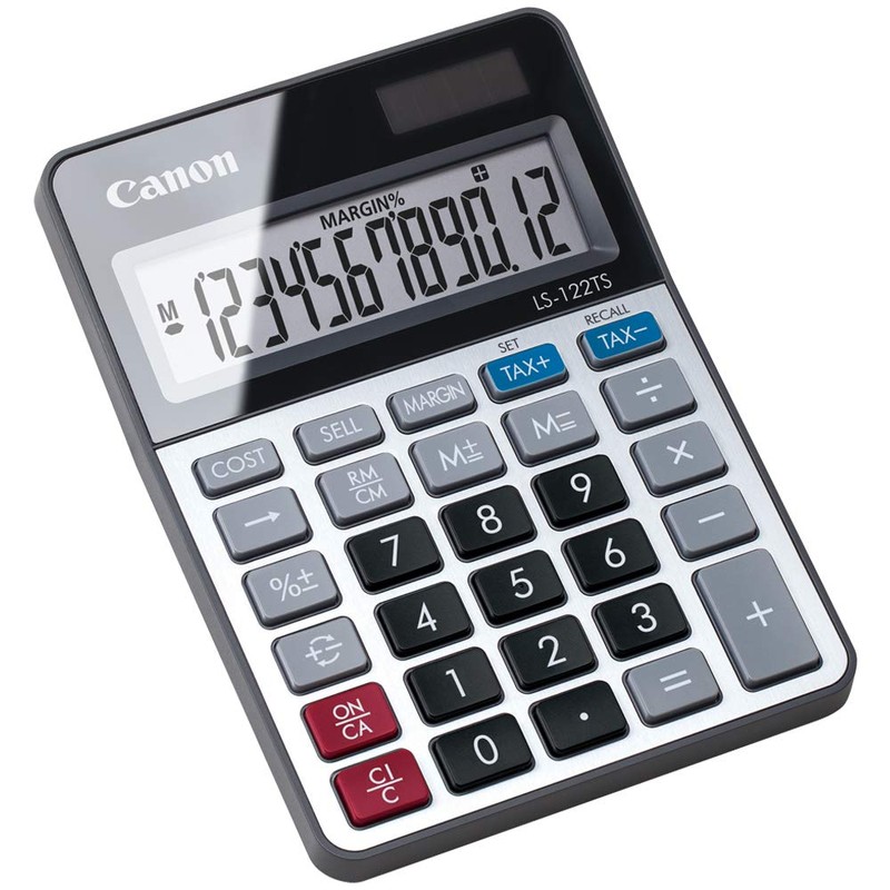 Canon Calculator, General Calculator, Solar (12 Digits, Mini Tabletop Size,
