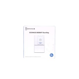 ECOVACS Sacchetti antibatterici per la polvere, per il robot aspirapolvere DEEBOT T30 PRO OMNI / T30 OMNI, scatola da 3 pezzi, accessorio originale