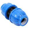 TOPINCN 5Pcs Water Pipe Connector PE Plastic 20mm To 20mm