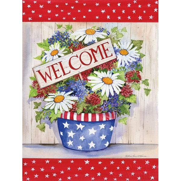 Posterazzi PDX59776LARGE Patriotic Welcome Kathleen Parr McKenna Poster Print, 24