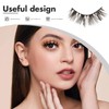 FRCOLOR 2 Pack Curled False Eyelashes Natural Look Lash Clusters
