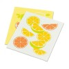 Unbranded Set Of 2 Citrus Slices Dishcloth