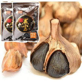 Fermented Black Garlic, Black Garlic, Roses Type, 3 Months Work, (Fukuji White 6 Seeds), Produced in Aomori Prefecture, 2.2 lbs (1 kg), 16.9 oz (500 g) x 2, Aomori Expectation Newcomer Shop