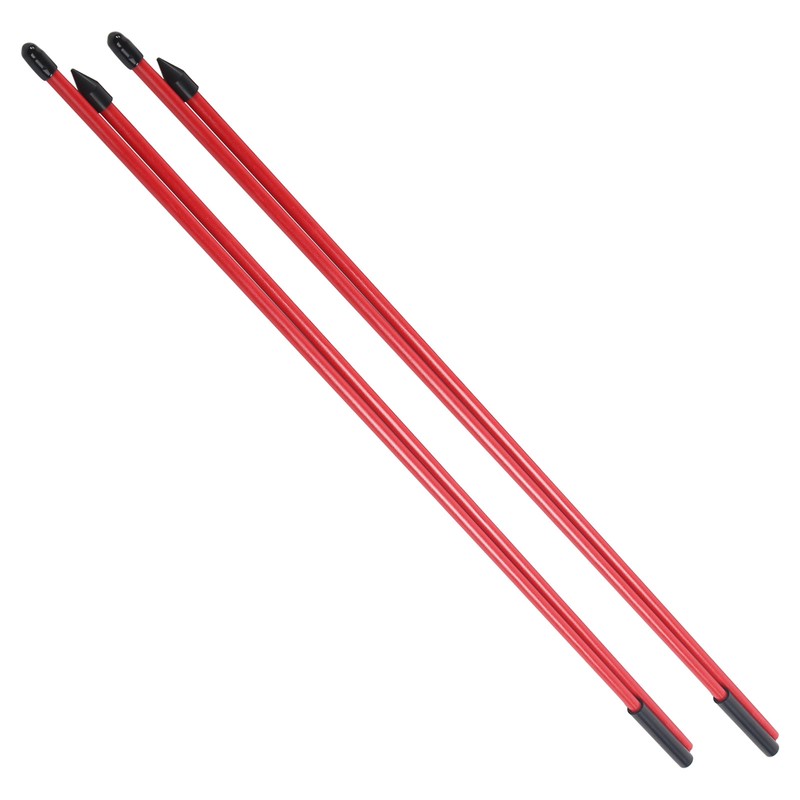 Fiberglass Golf Alignment Sticks 2 Sections Foldable Golf Direction Indicator