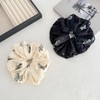enophe 2PCS White Black Oversized Scrunchies for Women,Large Hair Ties
