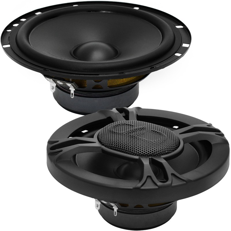 DD Audio E-C6.5B 6.5" 125W Car Audio Component Speakers System