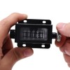0-99999 5 Digit Mechanical Counter Rotary Knob Resettable Manual Hand