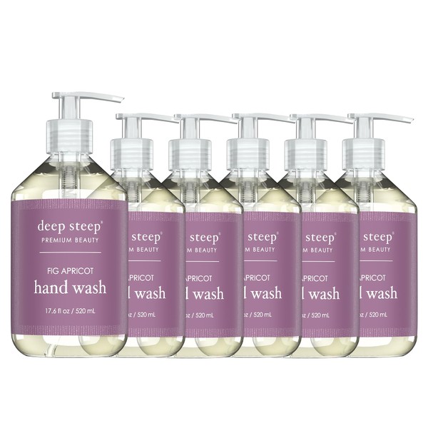 Deep Steep Liquid Hand Wash 17.6oz (Pack of 6) (Fig