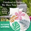 VFM - Tropical Melamine 11" Plate pack of 6 -