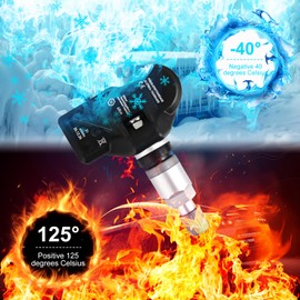 4PCS Multi-Protocol TPMS Tire Pressure Sensor, Programmable Universal Sensor Compatible with Volkswagen Touareg, Jetta, Passat and other tyre pressure monitoring systems
