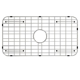 Stainless Steel Sink Grid and Protectors for Bottom of Kitchen Sink,24" x 12" Sink Protector