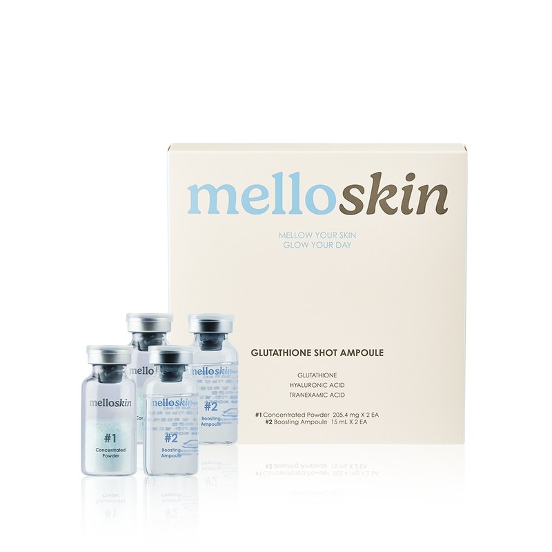 Meloskin 2-piece set (glutathione shot ampoule for 4 weeks +