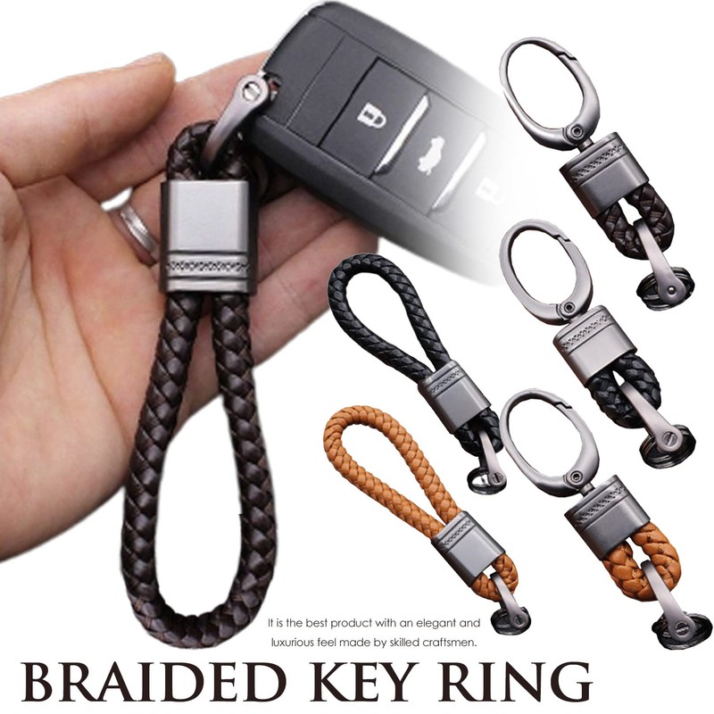 PIENSE Men's Car Key Holder, Motorcycle, Smart Key, Carabiner, Key