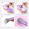 Jessup Alfombrilla Limpiadora de Brochas de Maquillaje de Silicona con