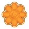 Flower Groovy Smiley Face Cookie Cutter & Stamp