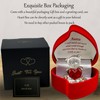 SAFRI Red Heart Crystal Teddy Bear in Red Rose Special