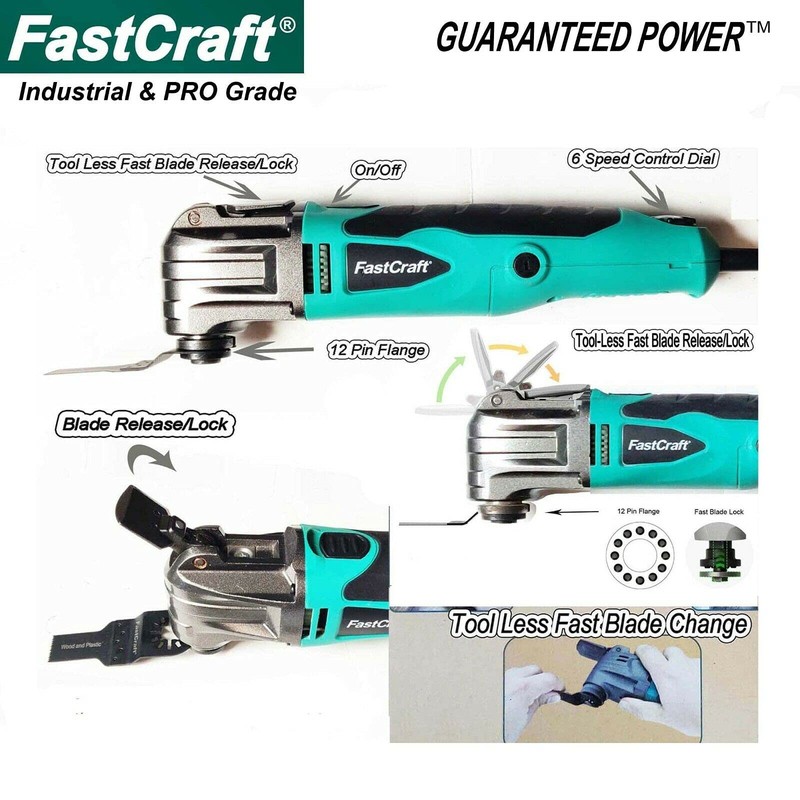 FastCraft 42pc Multi Tool -New Oscillating Tool Model JD2545U-K Great