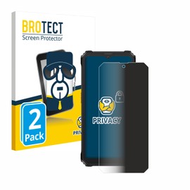 BROTECT (2 Stück Anti-Spy Blickschutzfolie für Blackview BV6200 Plus Privacy Screen Protector [Displayschutz-Folie, Sichtschutz, Blaulichtfilter]