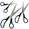 Westcott Easy Grip Scissors, Set of 3, Universal Scissors with