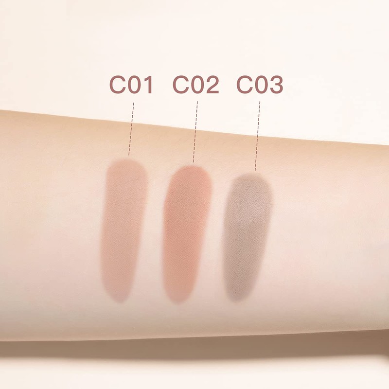 Serseul Matte Contour Powder Palette, 3 Shades - Milk Tea