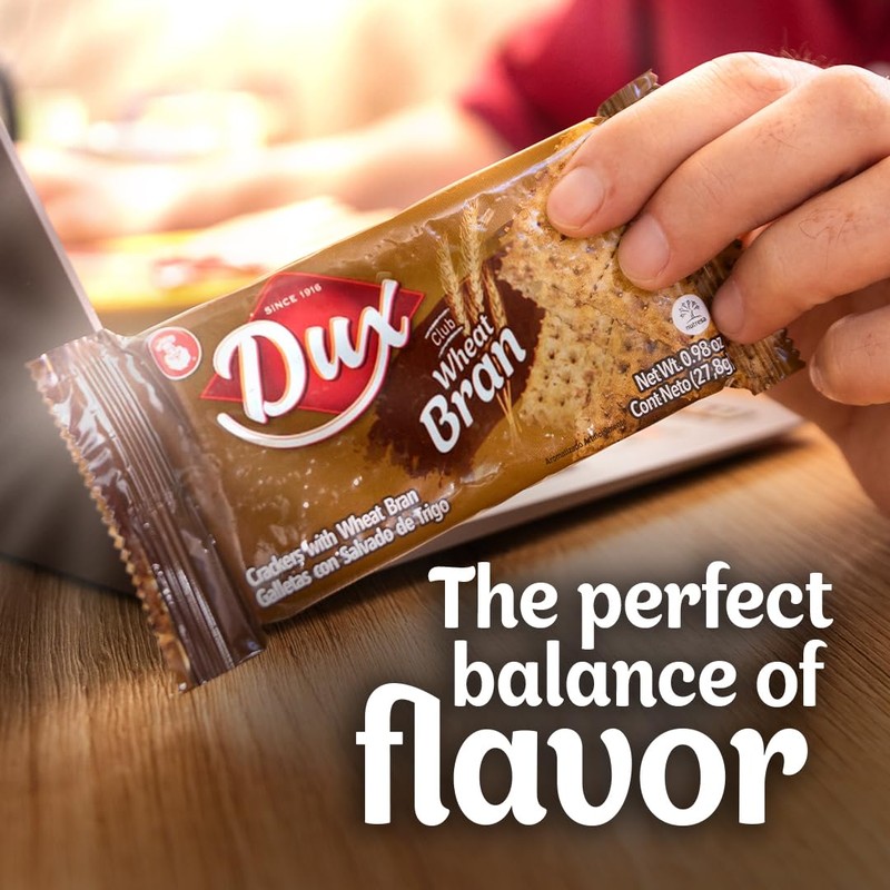 Dux, Wheat Crackers, High in Fiber, Enjoy Anytime, 8.82 Ounce,