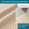 HFCNMY Bar Stool Covers with Backs,4 Pack Stretch Chair Covers,Jacquard