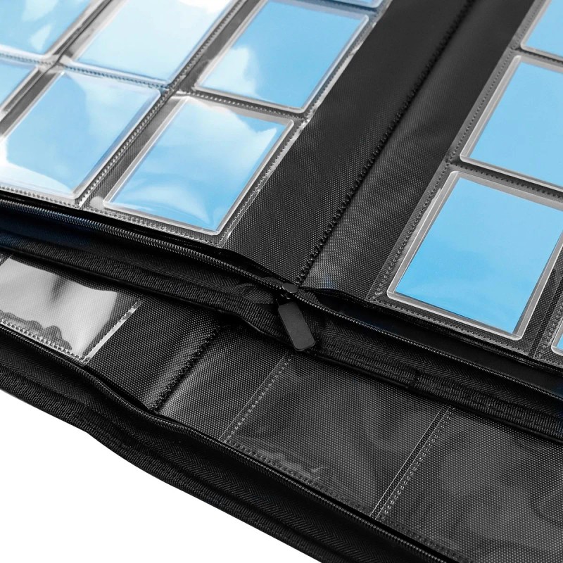 Portatarjetas Con Cremallera, 216 Posiciones Para Tarjetas