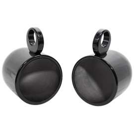 Rockville MAC80B 7.7" 360° Swivel Black Aluminum Tower Speaker Pods RZR/ATV/UTV