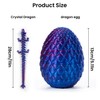 4Pcs 3D Printed Dragon in Egg,Full Articulated Dragon with Egg,Flexible