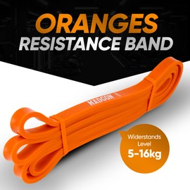 Martial resistance bands for optimal training. Tear-resistant and durable training bands in 5 strengths with pouch. Resistance bands for all muscle groups + training guide (English language not guaranteed). Fitness band loop., 208 cm