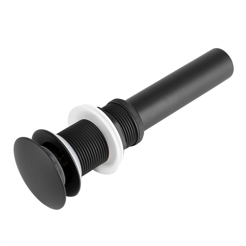 Kitchen Bathroom Basin Sink Solid Brass Popup Drain Stopper Black