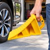 Wheel Chock for Vehicle Parking – Portable ABS Tire Stop